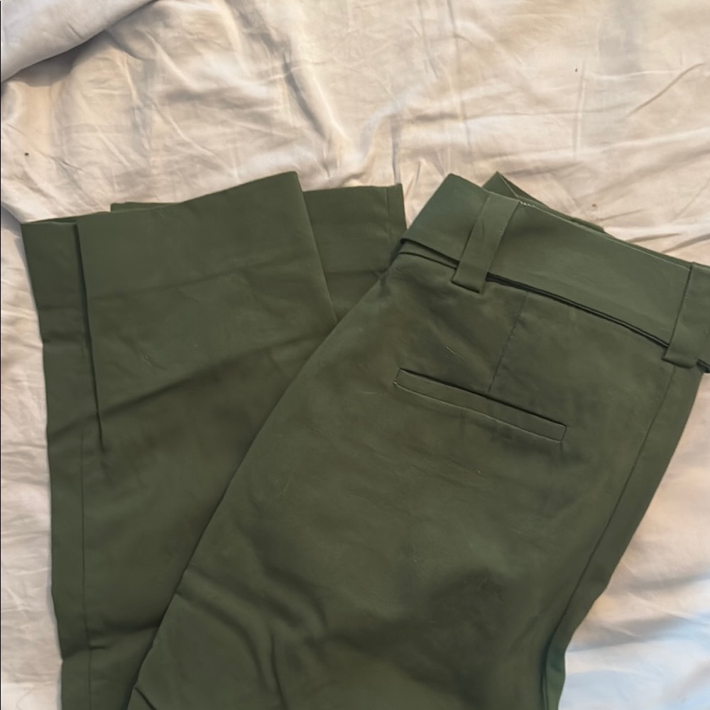 J Crew La Collection Woman Green Dress Pants